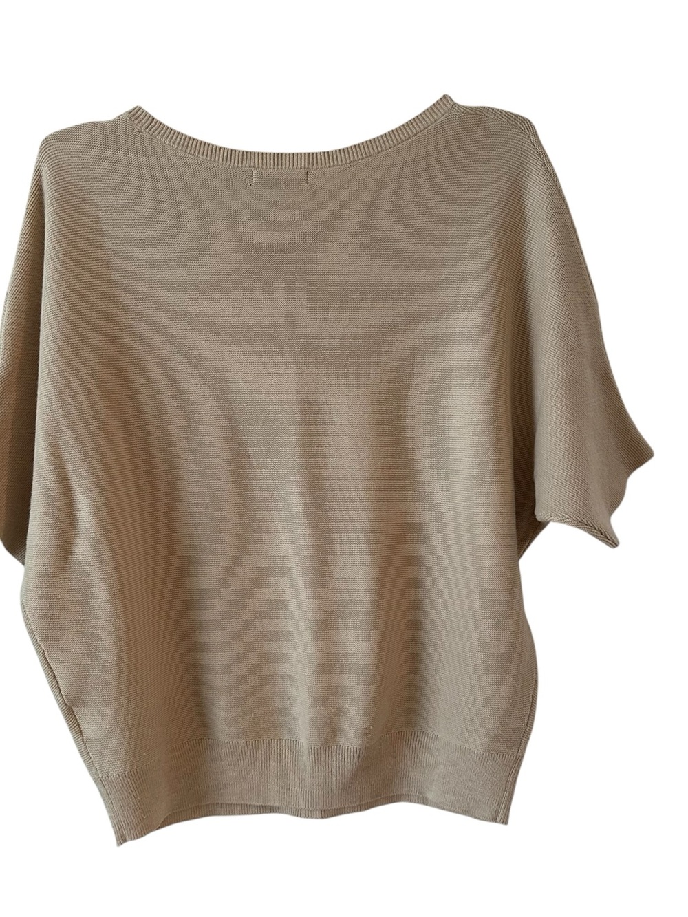 QUINCE LIGHTWEIGHT COTTON CASHMERE LINK-STITCH DOLMAN SWEATER - Picture 4 of 5